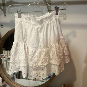 BB Dakota by Steve madden white midi Skirt